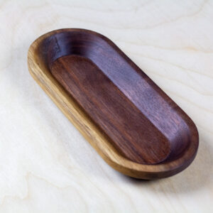 Walnut Chamfer Pen Tray