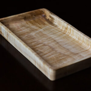 Figured Maple Valet Tray