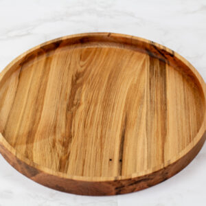 12" Maple Round Tray