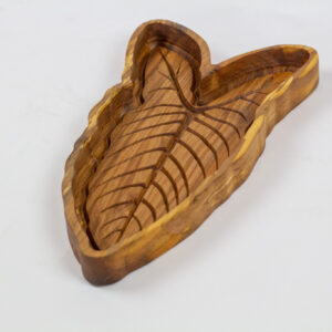 Large Alocasia Bambino Leaf Maple Tray